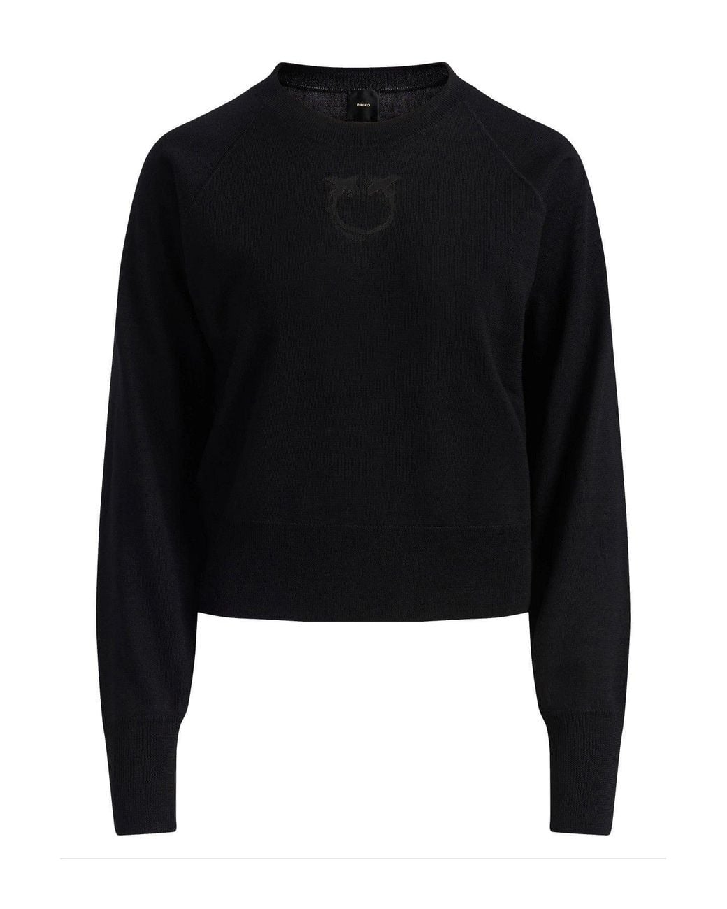 Pinko Black Pullover Schwarz