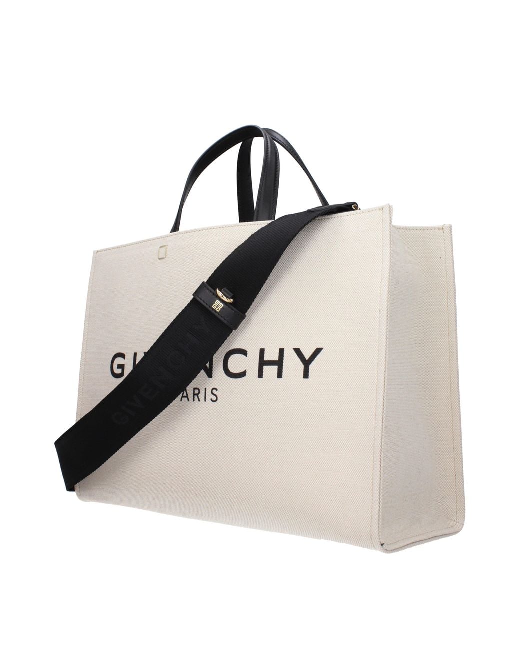 Givenchy Natural Borse A Mano G-Tote Donna Tessuto/Nero
