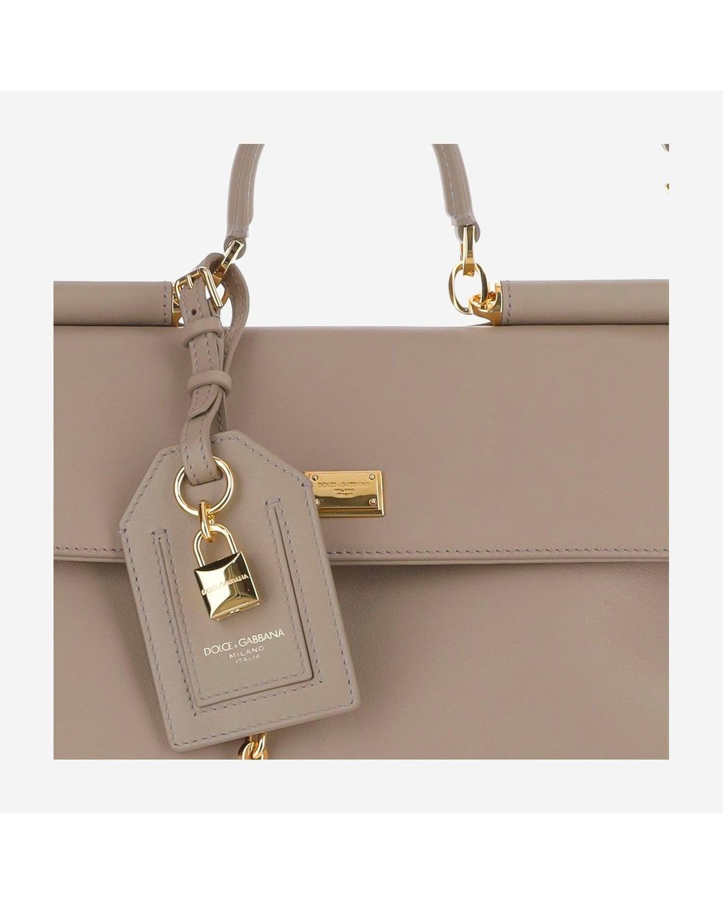 Dolce & Gabbana Natural My Sicily Medium Handbag