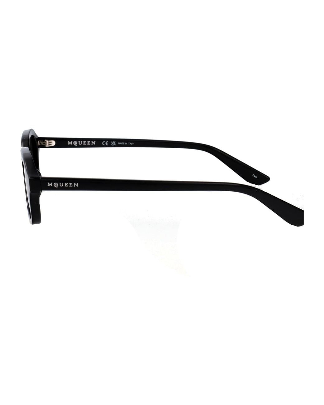 McQueen Black Acetate Sunglasses