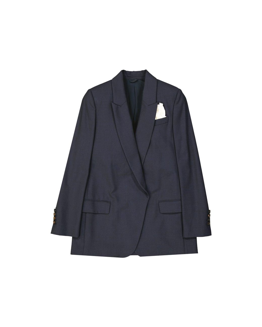 Virgin Wool Jacket Brunello Cucinelli en coloris Blue