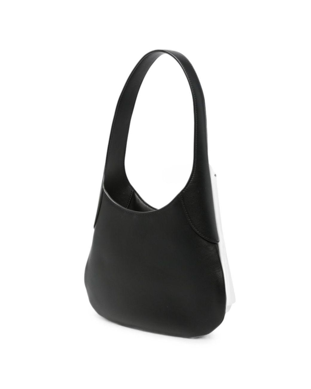 Khaite Black Joan Small Leather Hobo Bag
