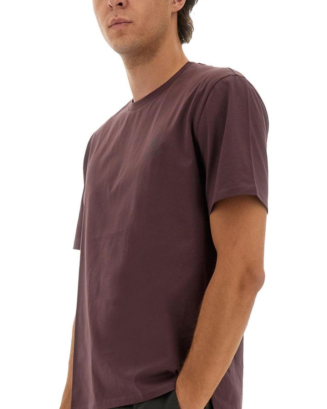 Premiata Purple T Shirt With Logo