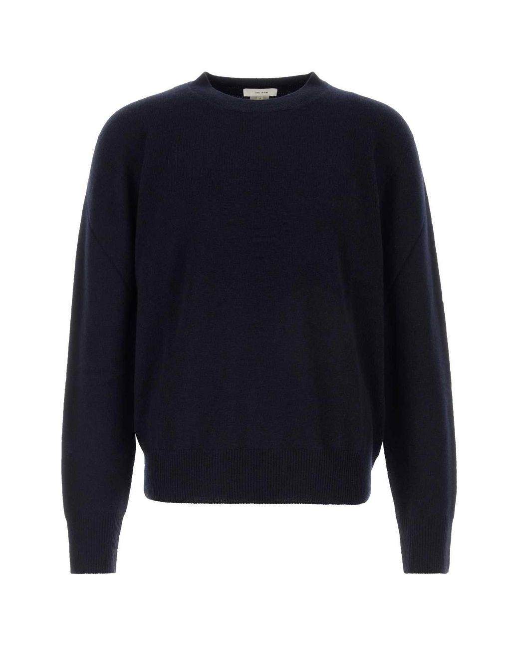 The Row Blue Midnight Cashmere Auguste Sweater