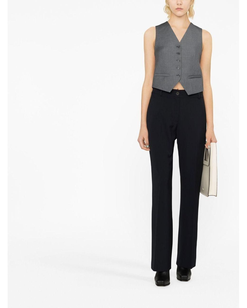 Studio Nicholson Black Flared Pant