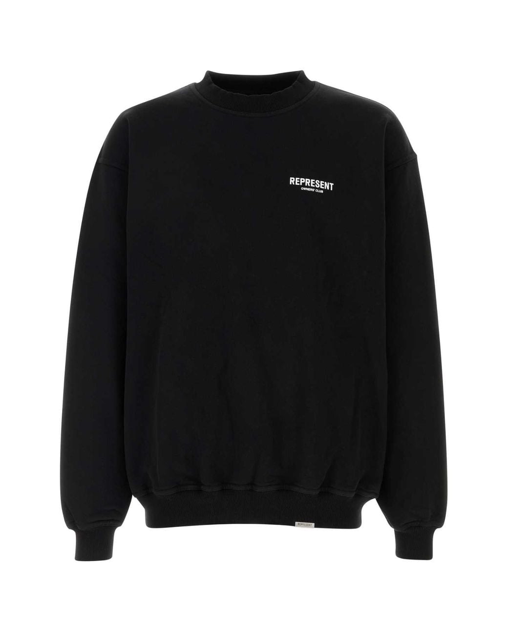 Represent Black Sweatshirt With Logo for men