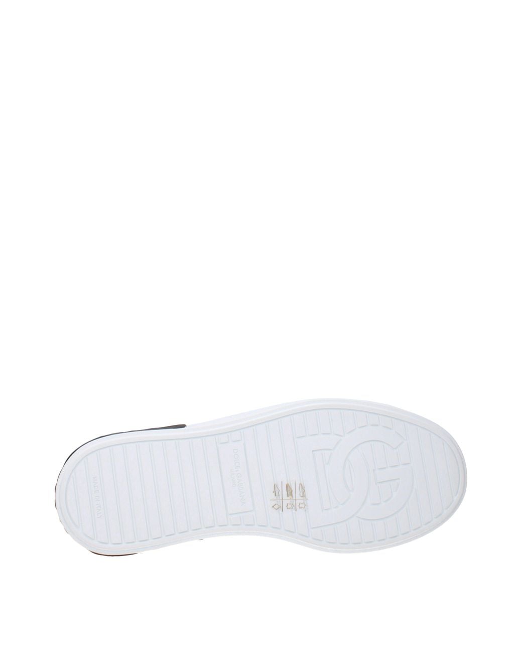Dolce & Gabbana White Dolce&Gabbana Portofino Sneakers/ Leather for men