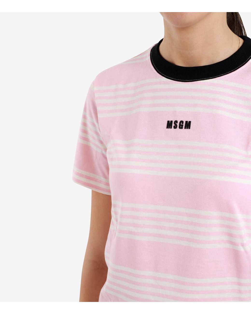 MSGM T Shirts En Polos Roze in het Pink