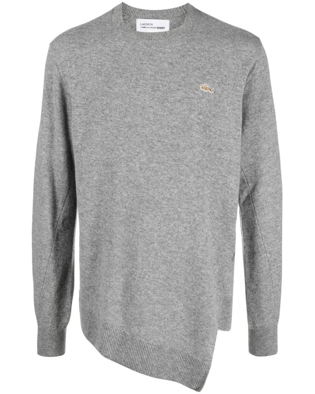 Comme des Garçons Gray Wool Sweater for men