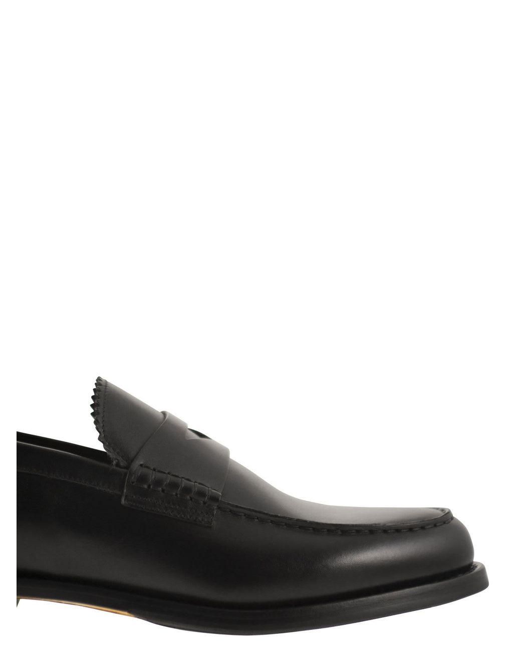 Doucal's Penny-Loafer aus Leder in Black für Herren