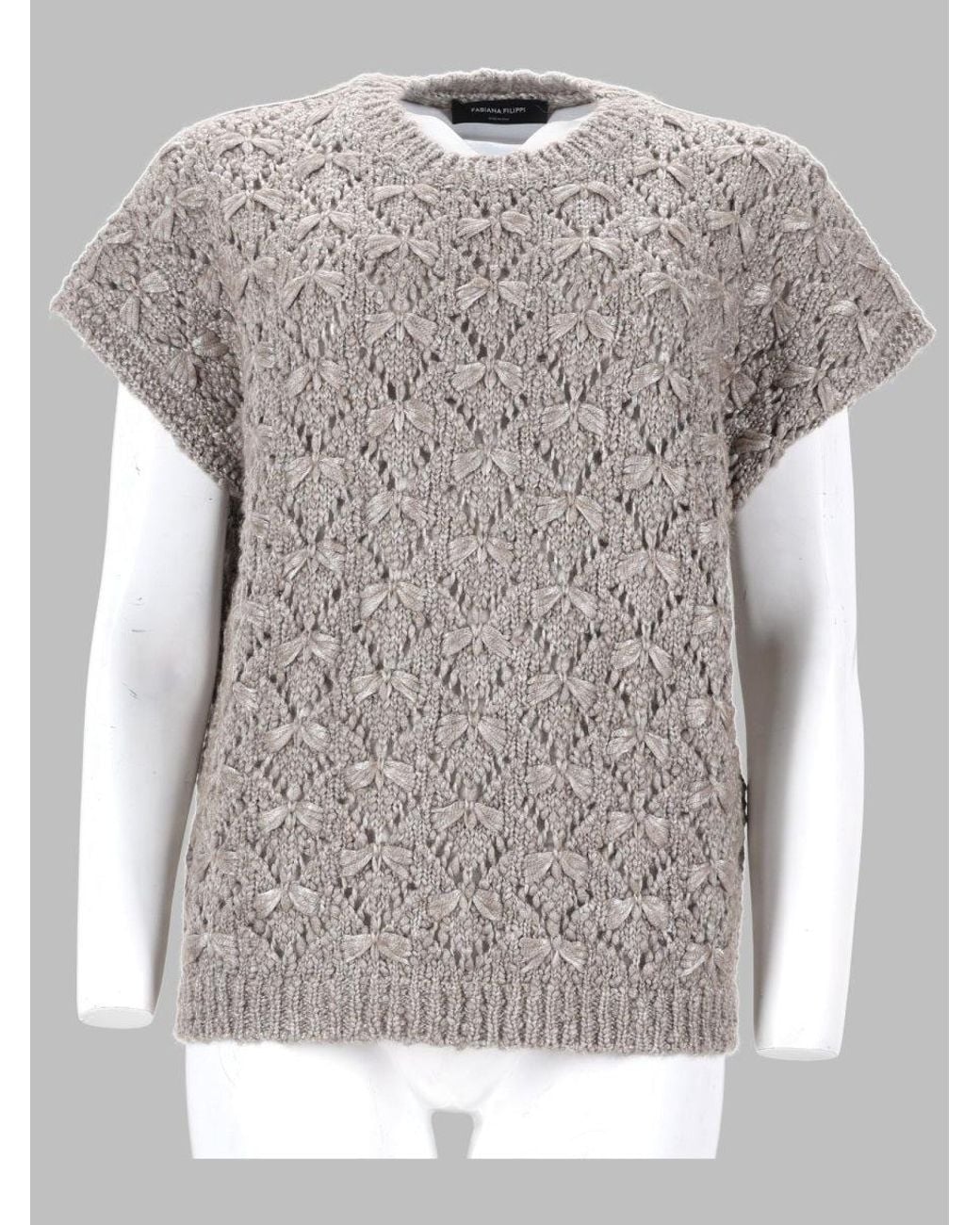 Fabiana Filippi Gray T-Shirt