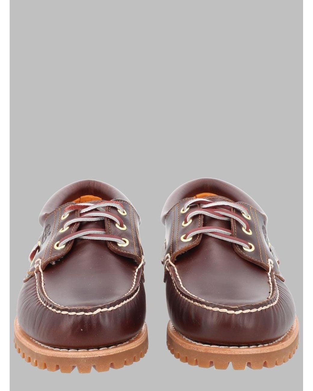 Timberland Brown Mocassino Da Barca "Authentic 3 Eye Classic Lug"