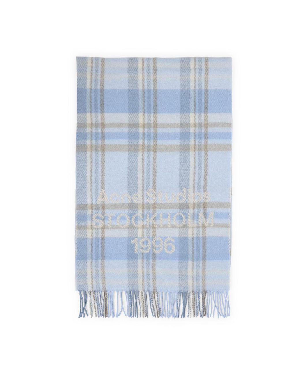 Acne Gray Ays Wool Scarf