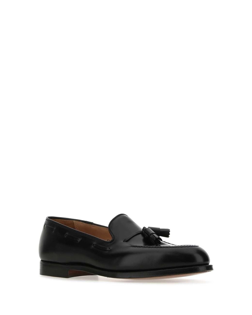 Crockett and Jones Black Leather Cavendish 2 Loafers for men
