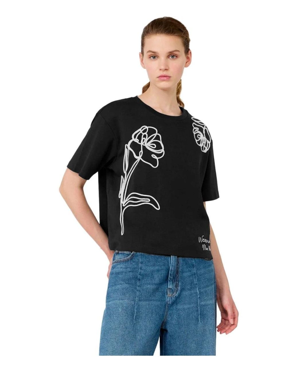 Weekend by Maxmara Black Sala T Shirt