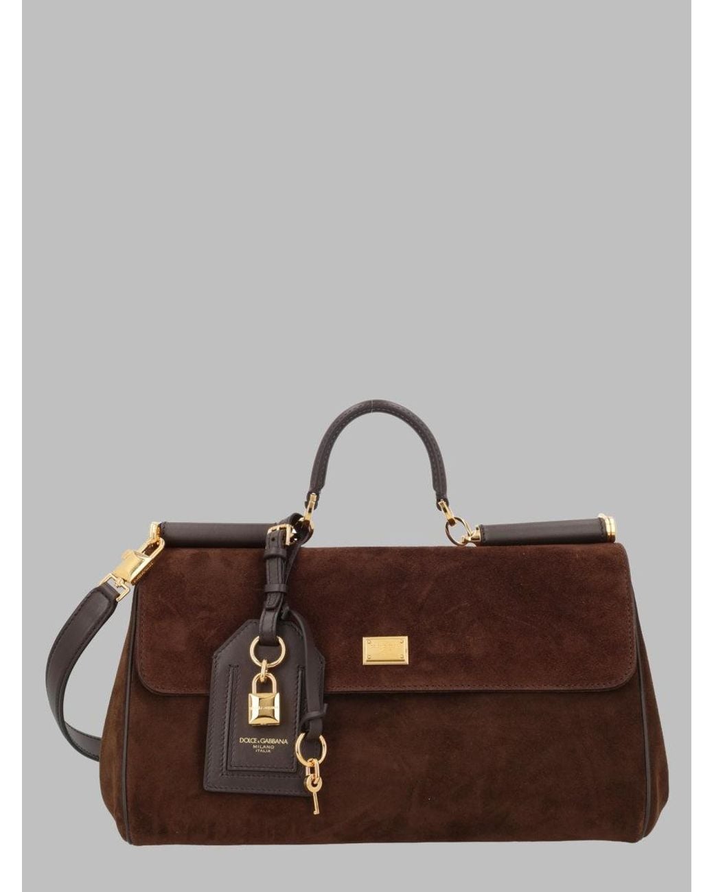 Dolce & Gabbana Brown Borsa "My Sicily" Medium
