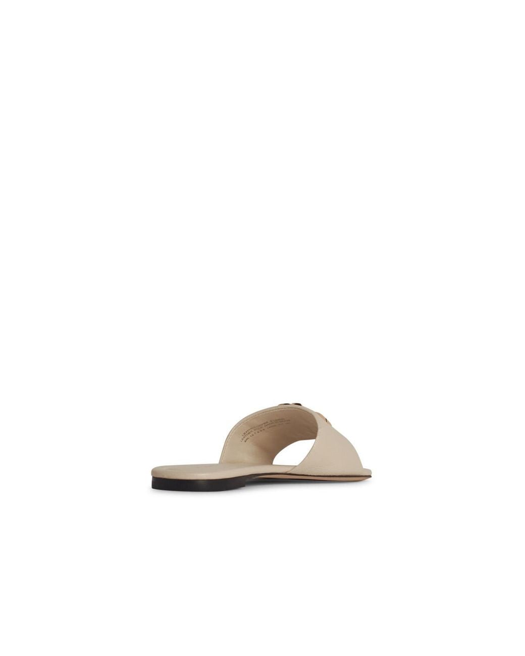 Tory Burch White 'Eleanor' Lear Slippers