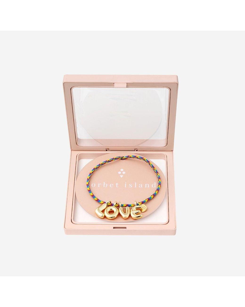 Sorbet Island Metallic Fabric And Metal Necklace