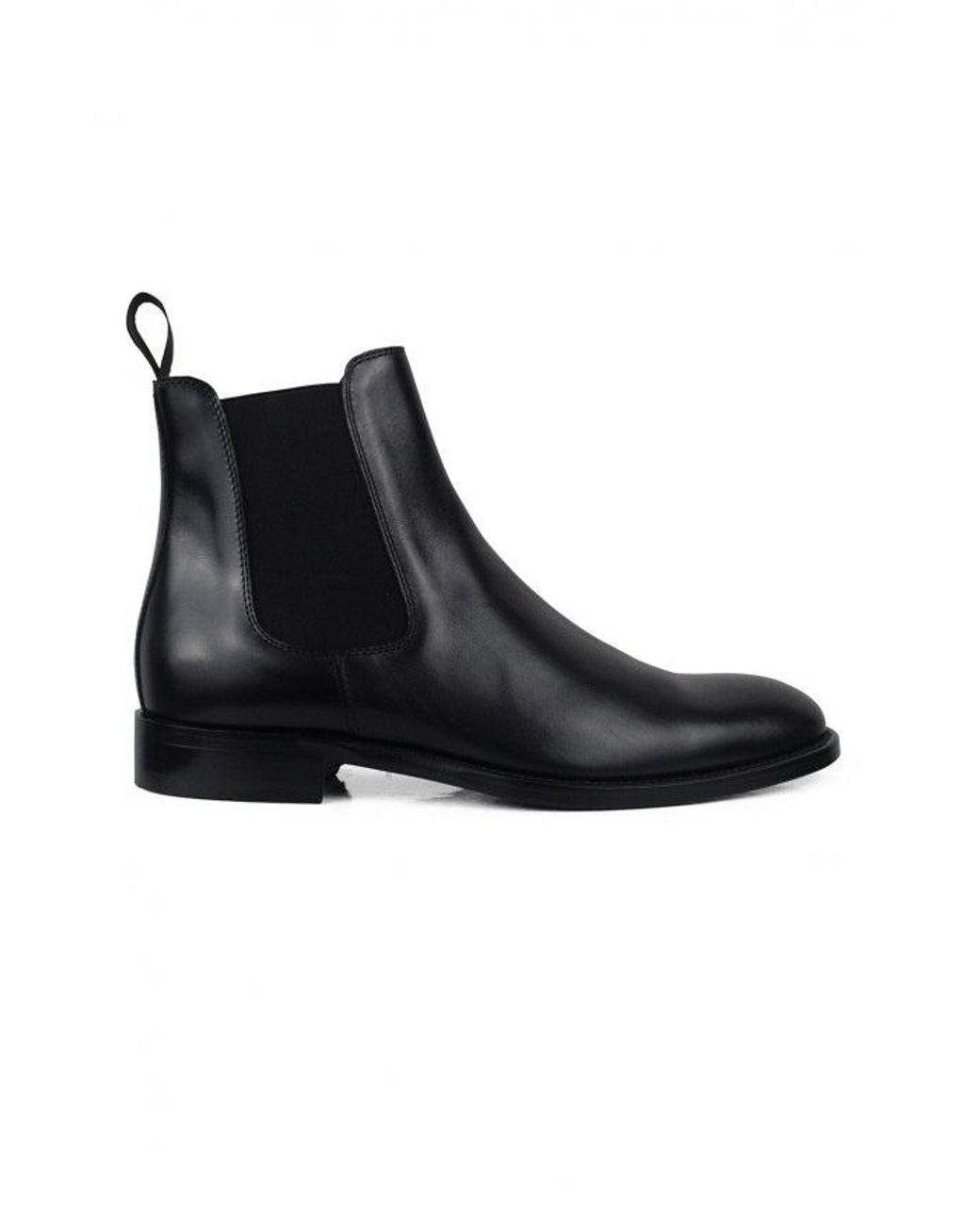 ALBERTO Lederstiefel in Black für Herren