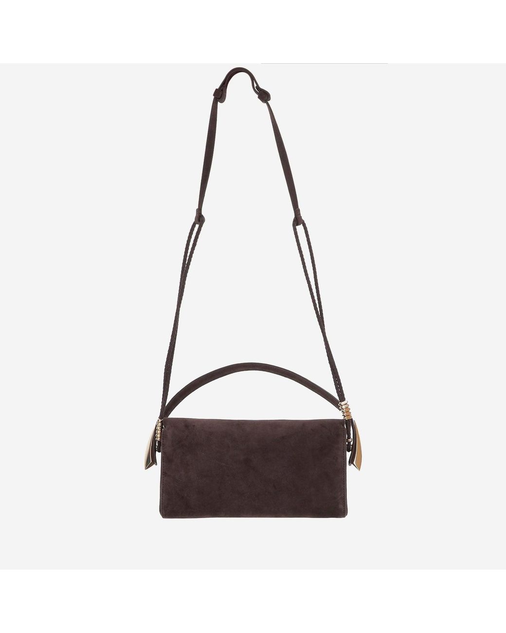 Benedetta Bruzziches Brown Elif Suede Bag