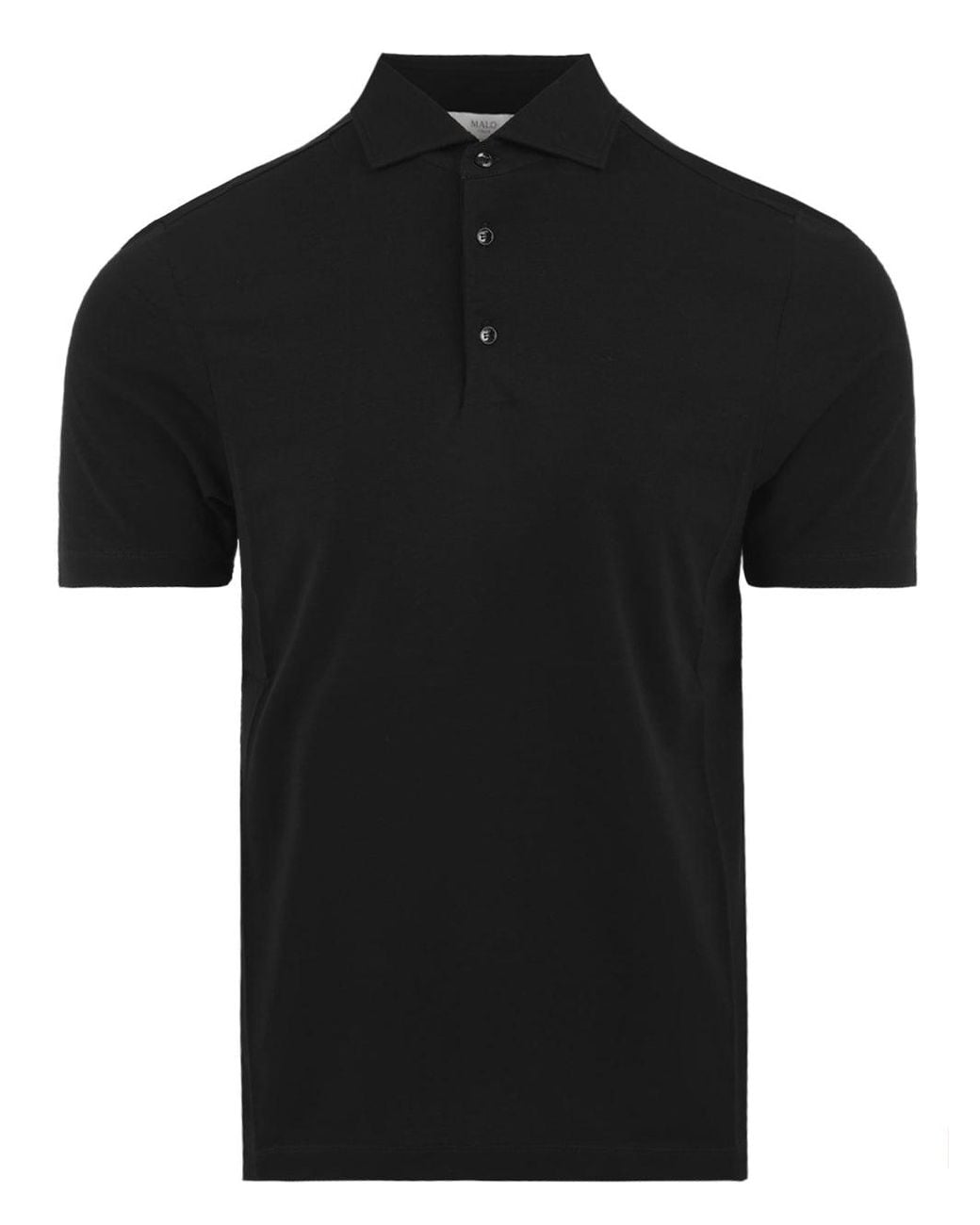 Malo Black T Shirts And Polos for men