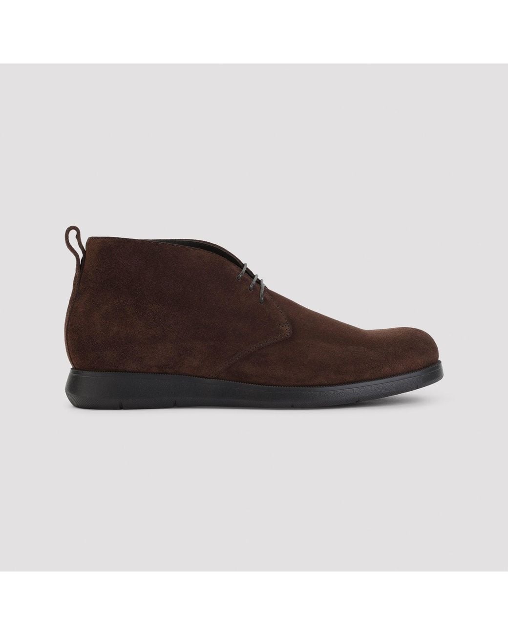 Church's Brown Suede Lace-Up Chukka Boots for men