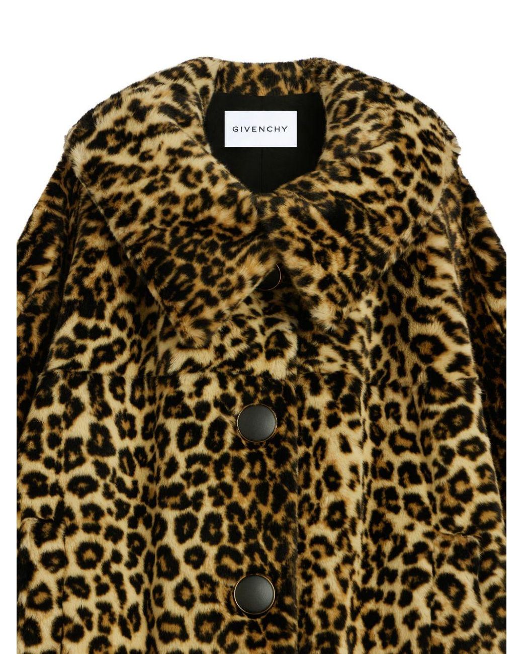 Givenchy Multicolor Faux Fur Short Coat