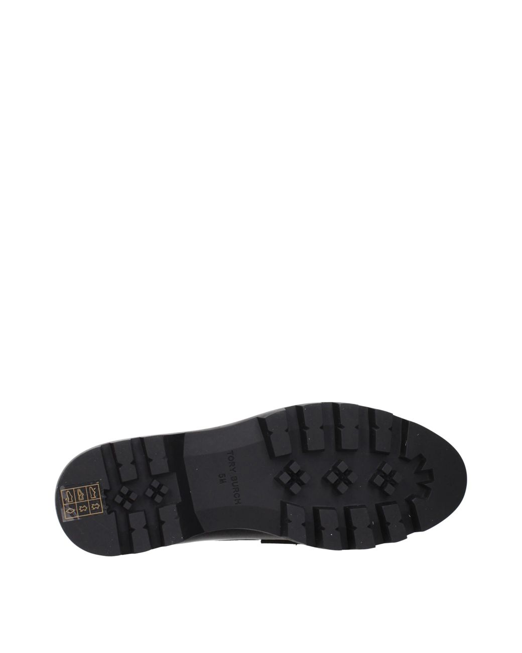 Tory Burch Black Moccasins Skinned