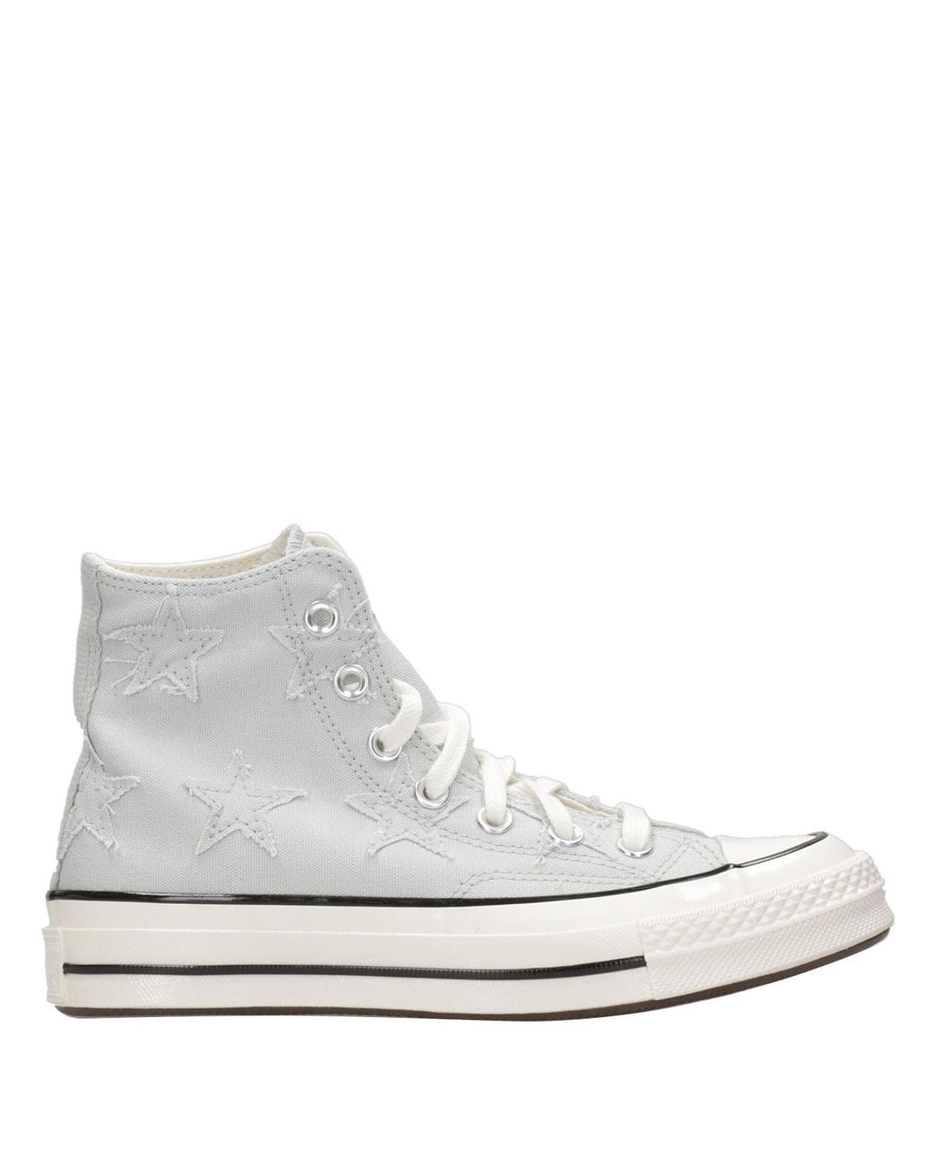 Converse White Sneakers Hellblau