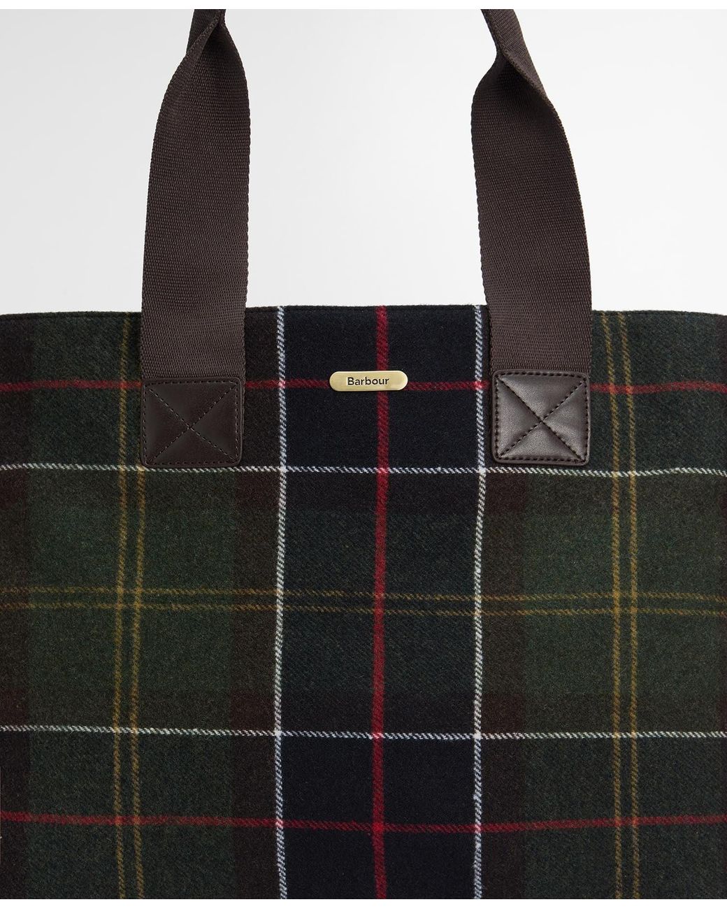 Barbour Black Turnberry Tartan Tote
