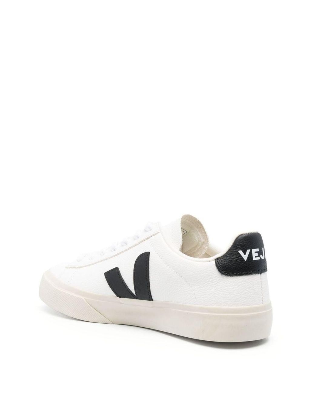 Veja White Campo Leather Sneakers