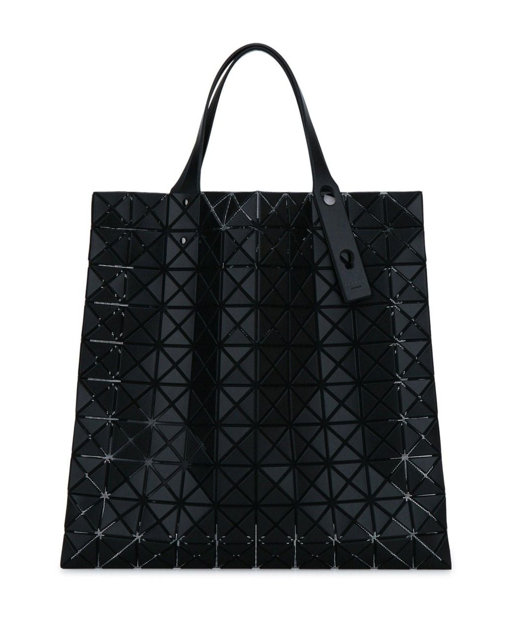 Issey Miyake Black Geometric Tote Bag