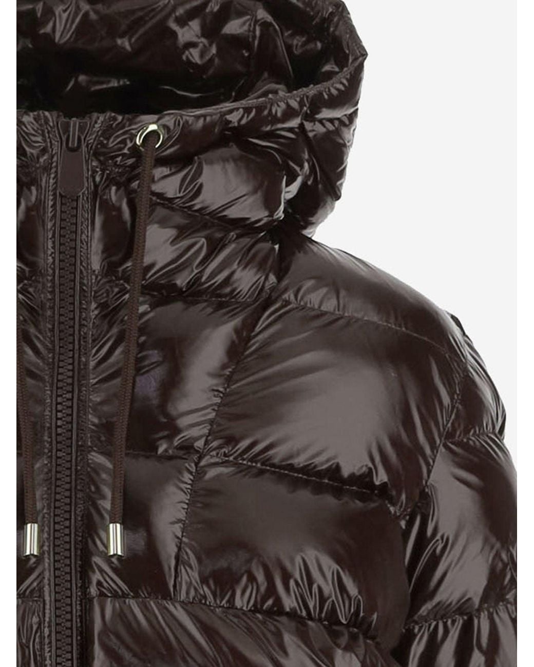 Pinko Black Nylon Padded Down Jacket