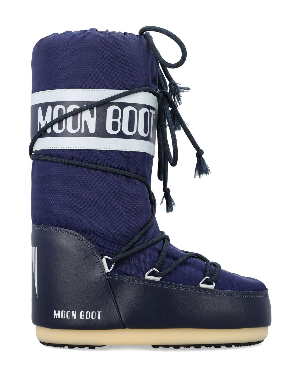 Moon Boot Blue Icon High Nylon Boots for men