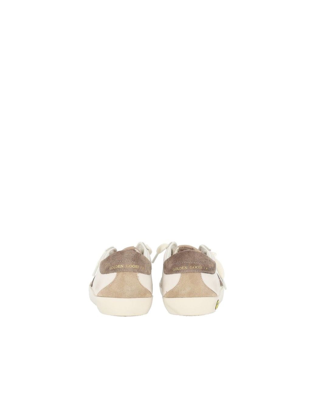 Golden Goose Deluxe Brand White Sneakers Super Star Leather Upper Suede Star Toe Tongue Spur And Heel Milk/Dark