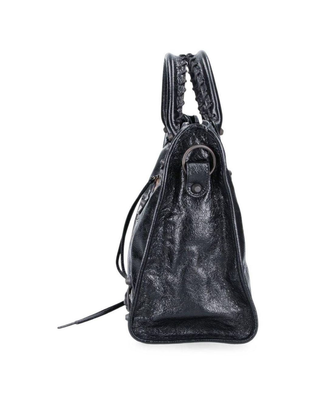 Balenciaga Blue Le City Medium Leather Handbag