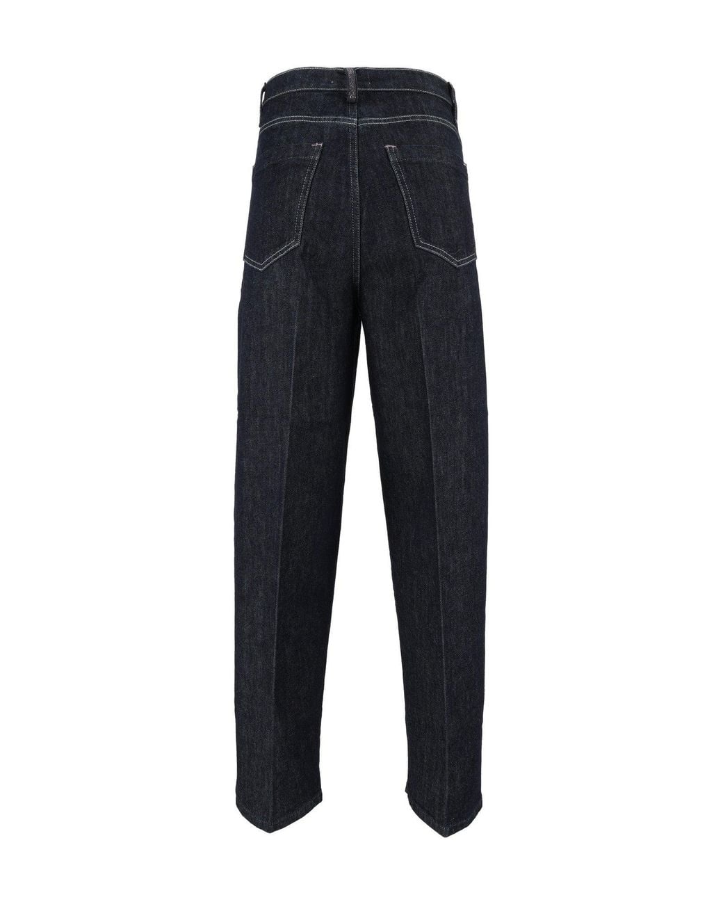 Fabiana Filippi Blue Softened Barrel-Fit Jeans