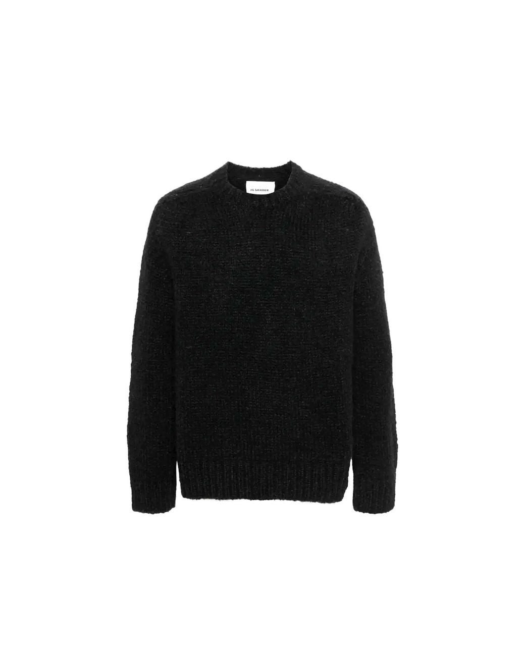 Jil Sander Black Alpaca Sweater for men