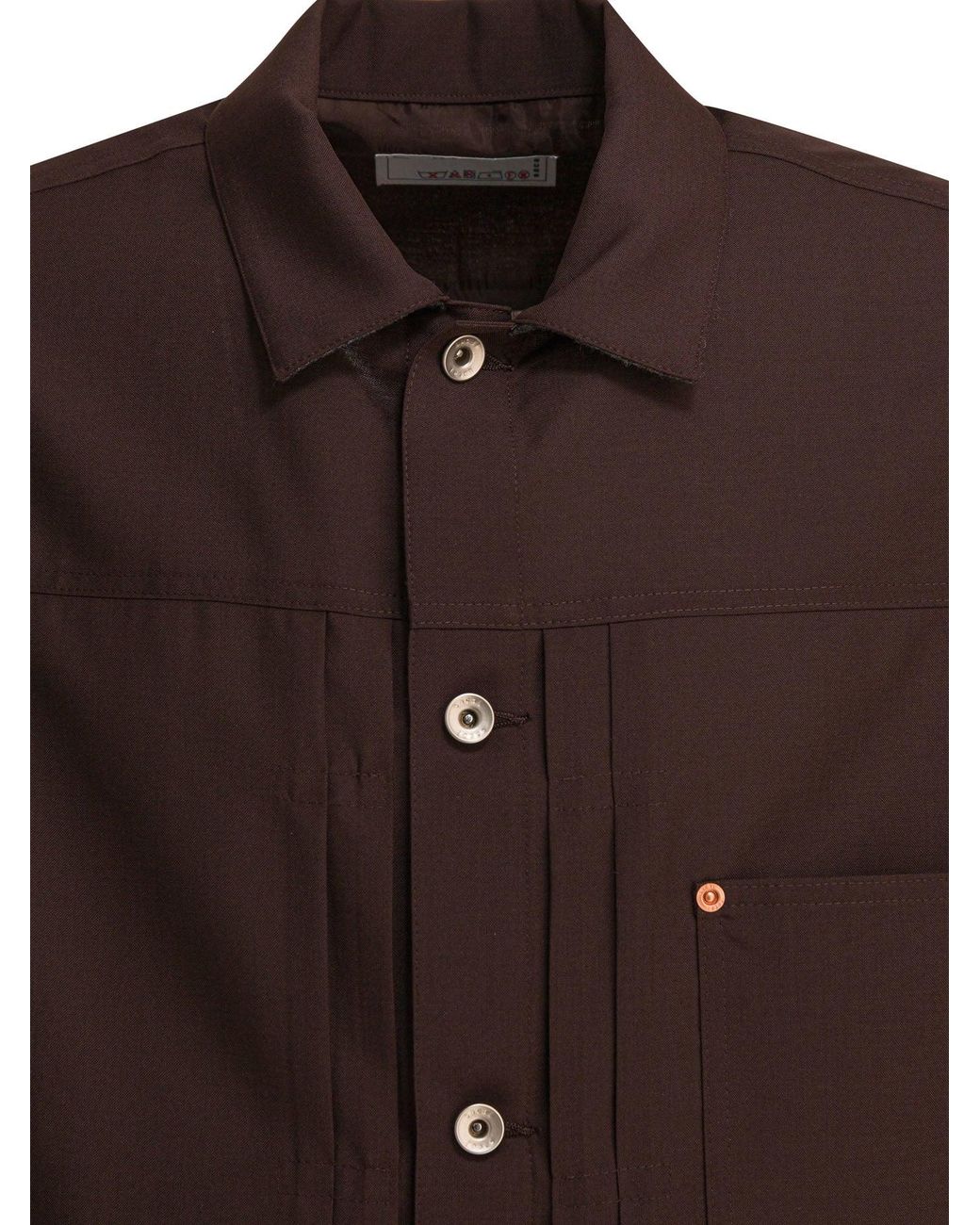 Veste "Convient" Sacai en coloris Brown
