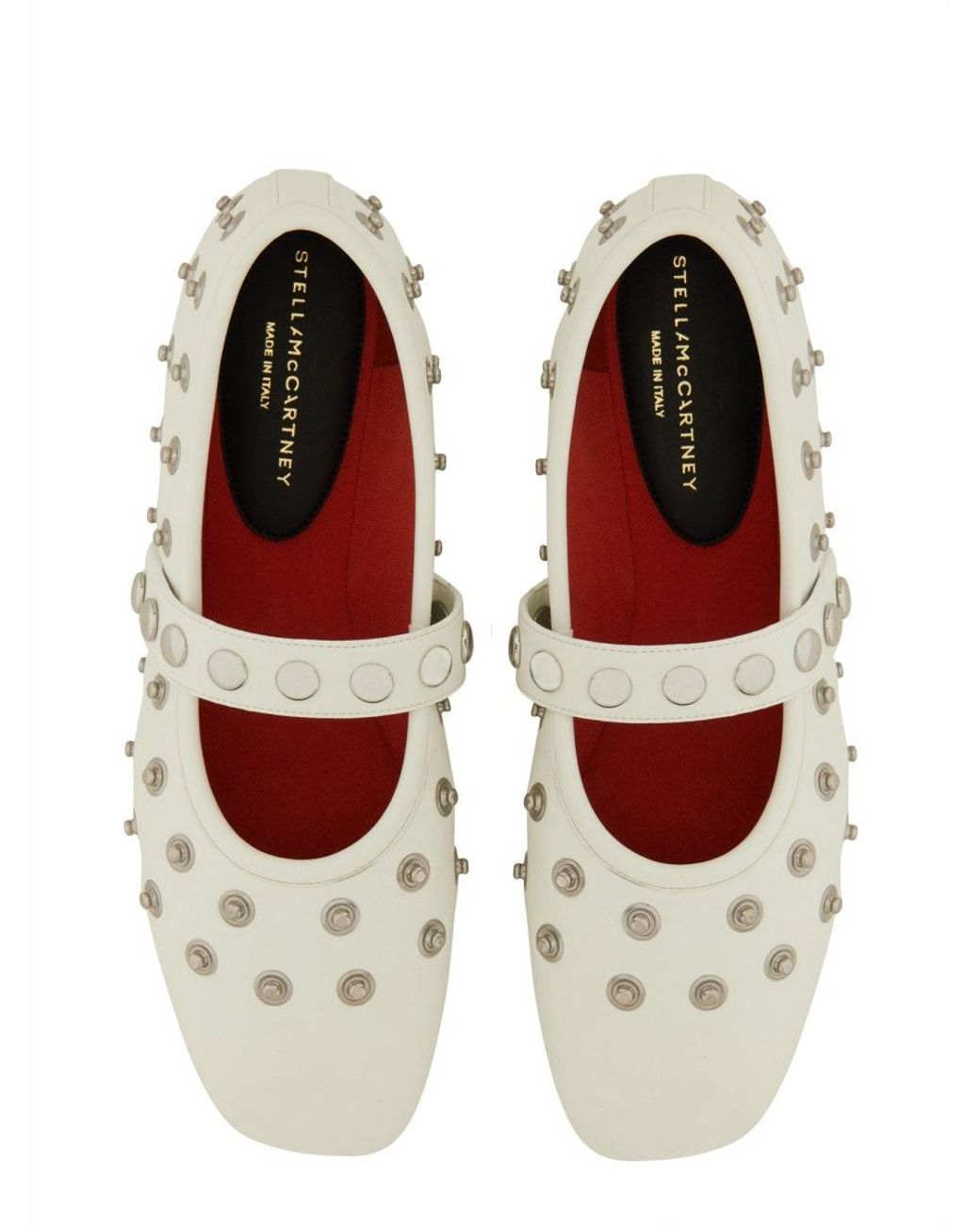 Stella McCartney White 'Ryder' Ballet Flats