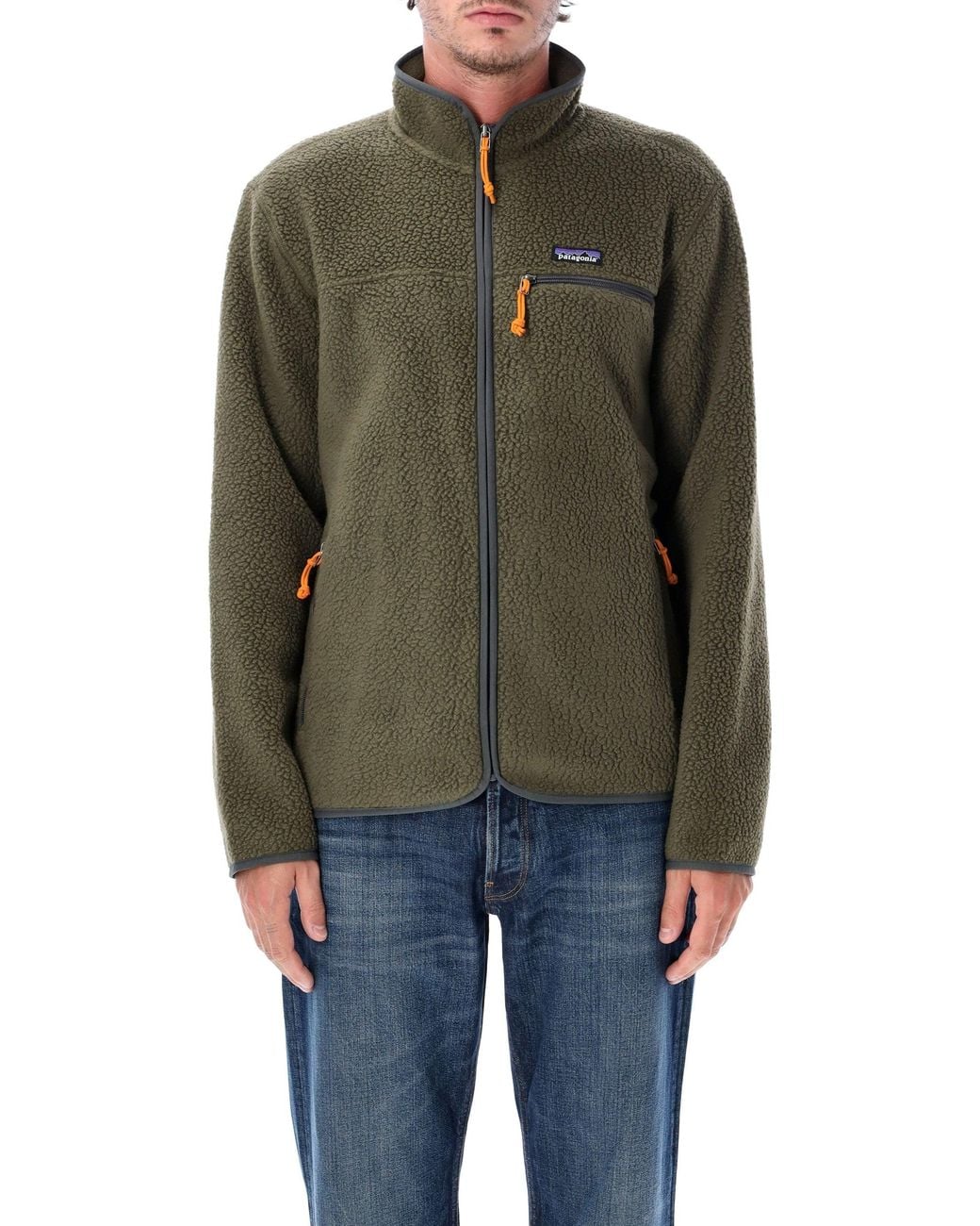 Patagonia Green Retro Pile Full-Zip Fleece Jacket for men