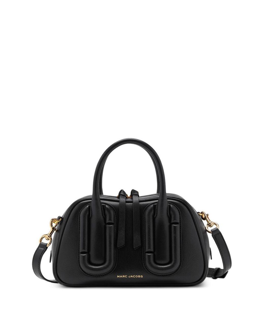 Marc Jacobs Black The Bauletto Leather Tote Bag
