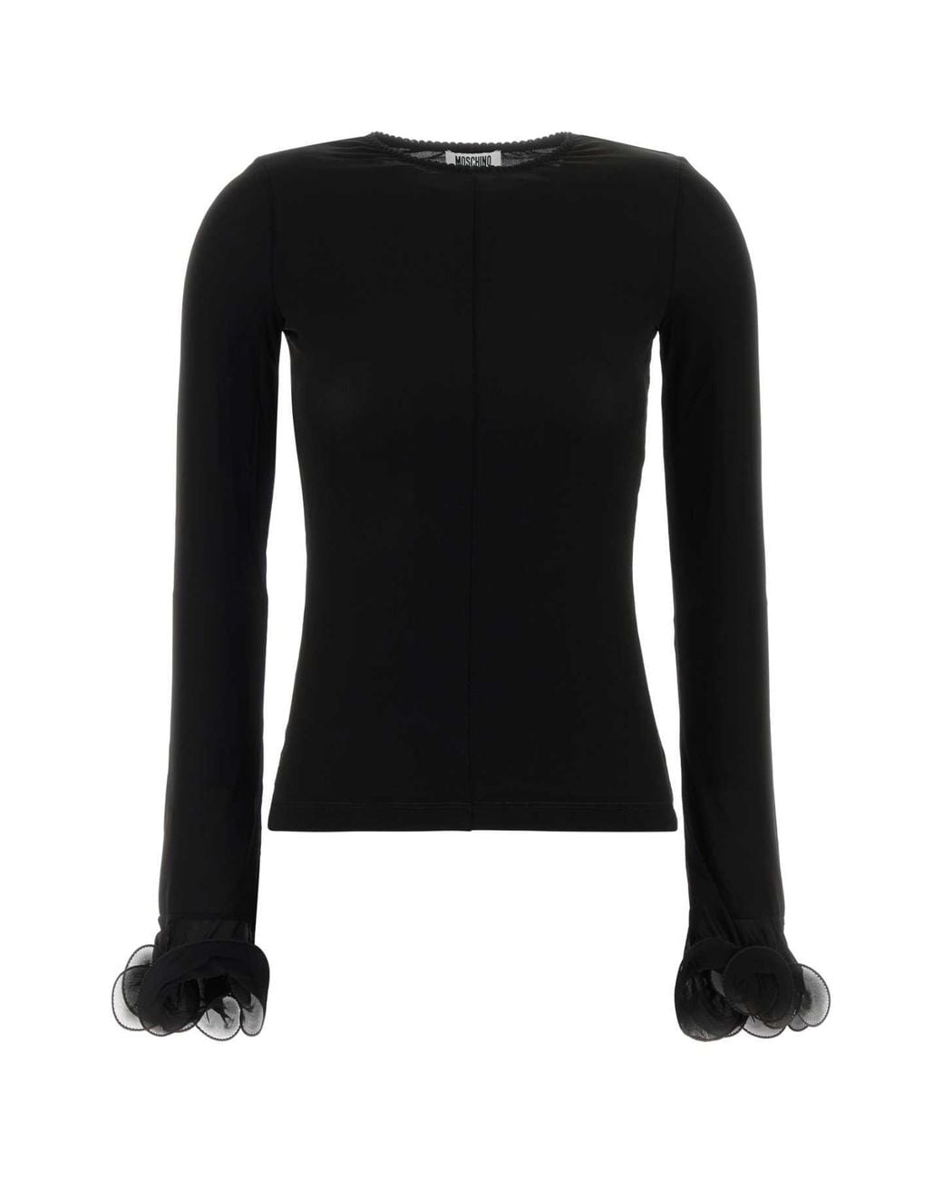 Moschino Black Jersey Top