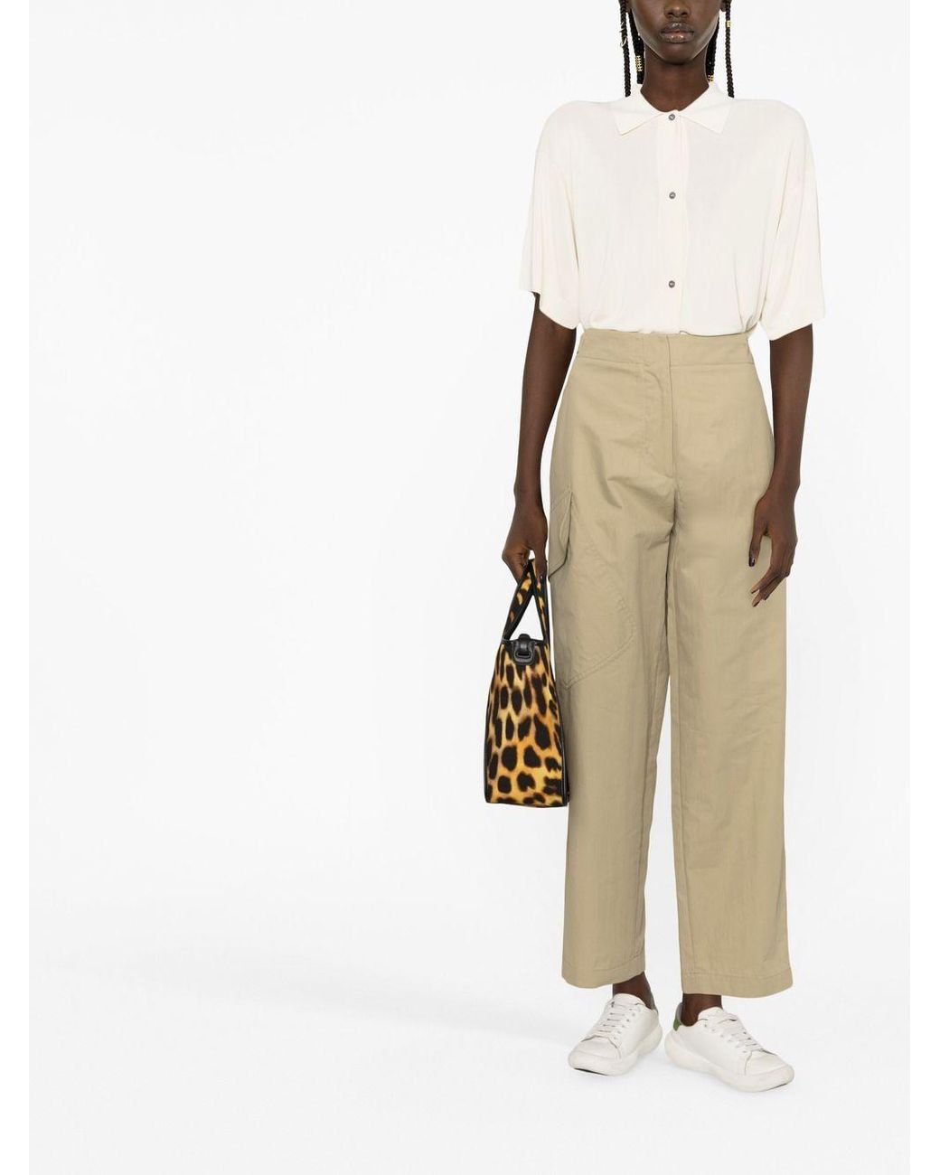 Studio Nicholson Sporty Pant in het Natural