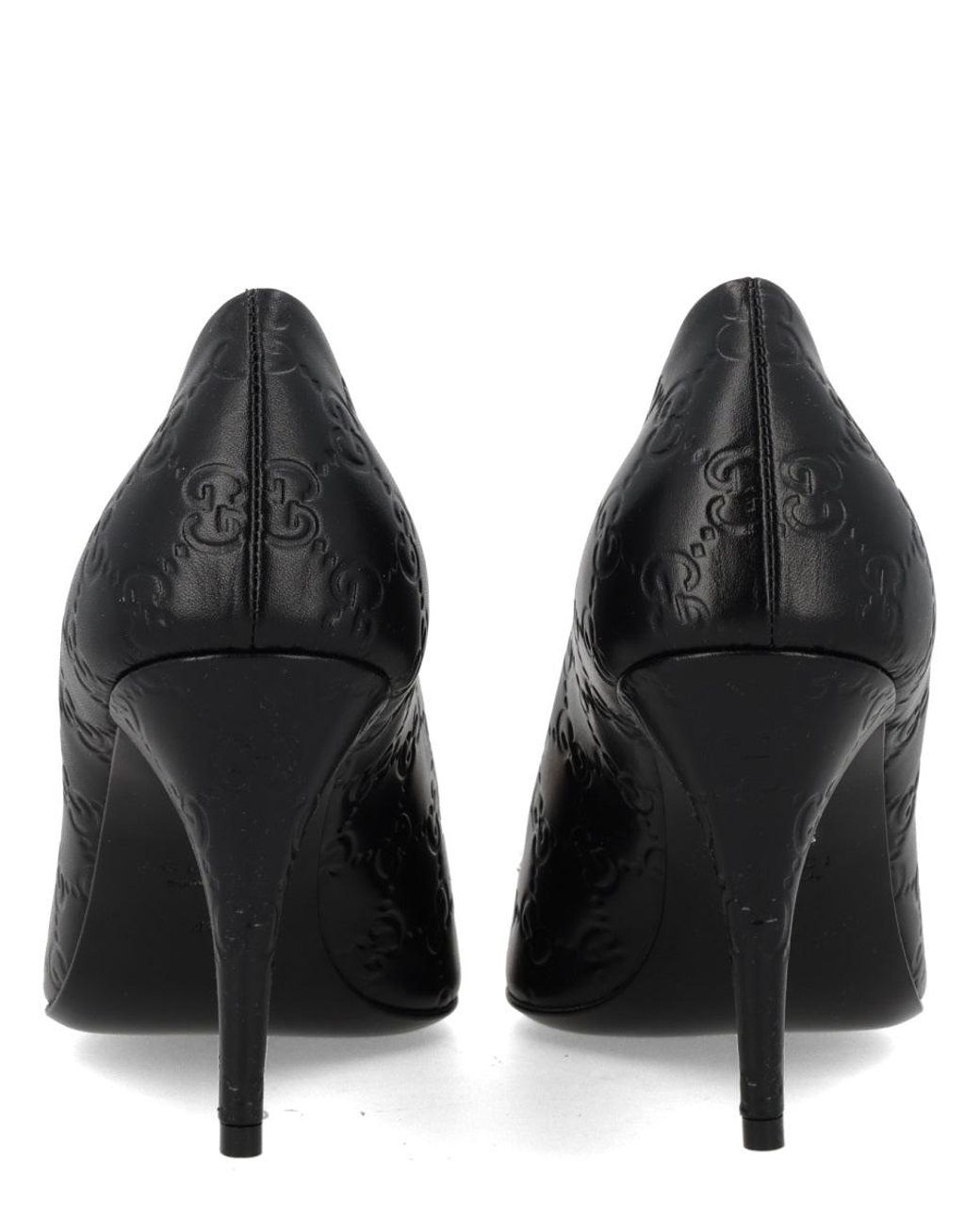 Gucci Black Pumps With Clamp