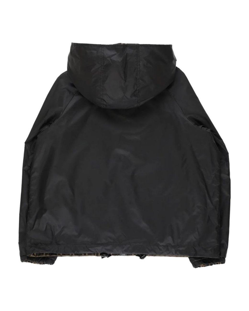 Fendi Gray K Way "Delfi" Doubleface