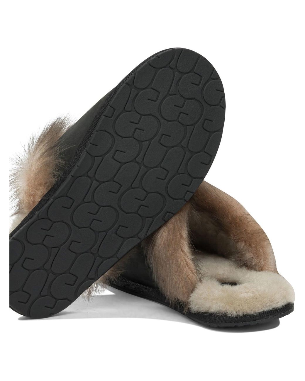 Ugg Brown "Scuffette" Slippers
