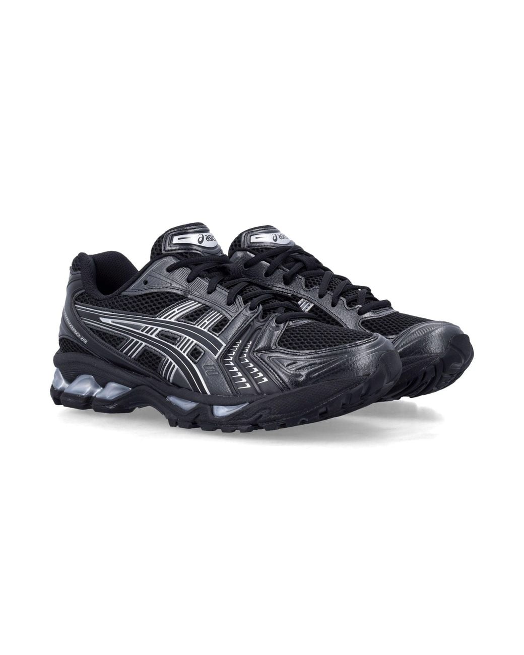 Asics Blue Performance Running-Inspired Sneakers With Mesh & Synthetic Leather Upper