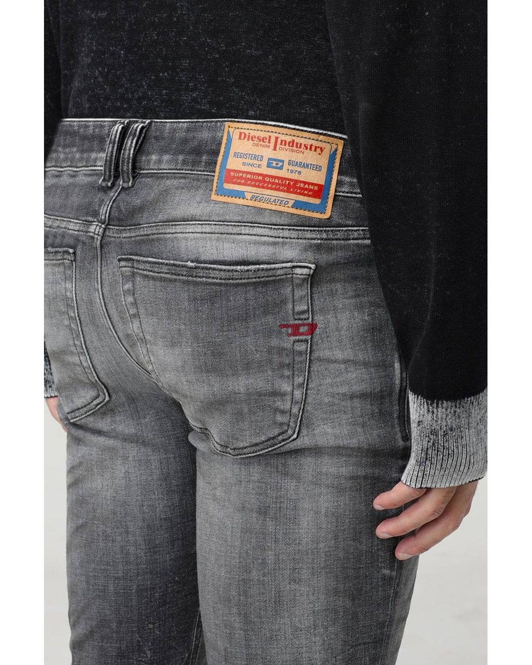 DIESEL Jeans Zwart in het Gray