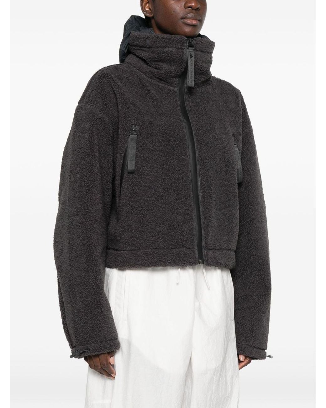 Adidas By Stella McCartney Black Zipped Hoodie